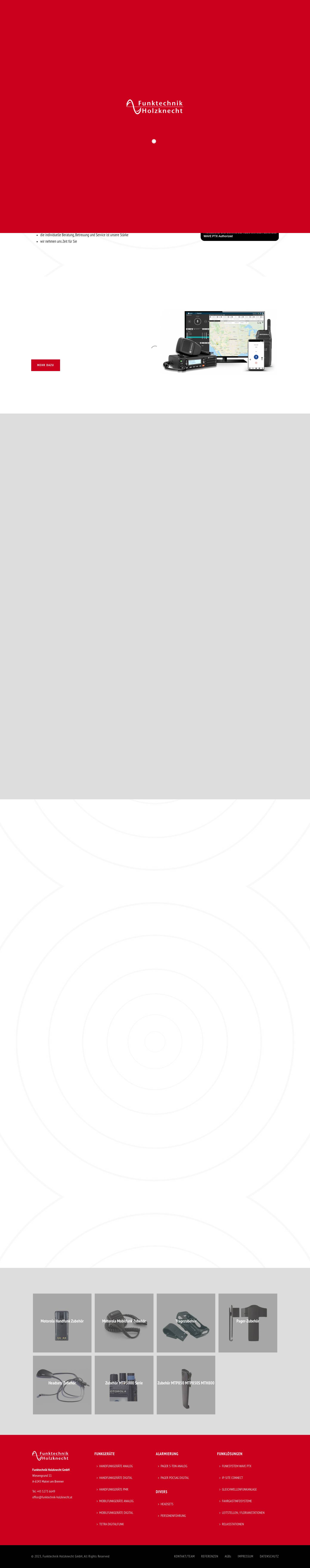 Home - Funktechnik Holzknecht GmbH - Full Screenshot