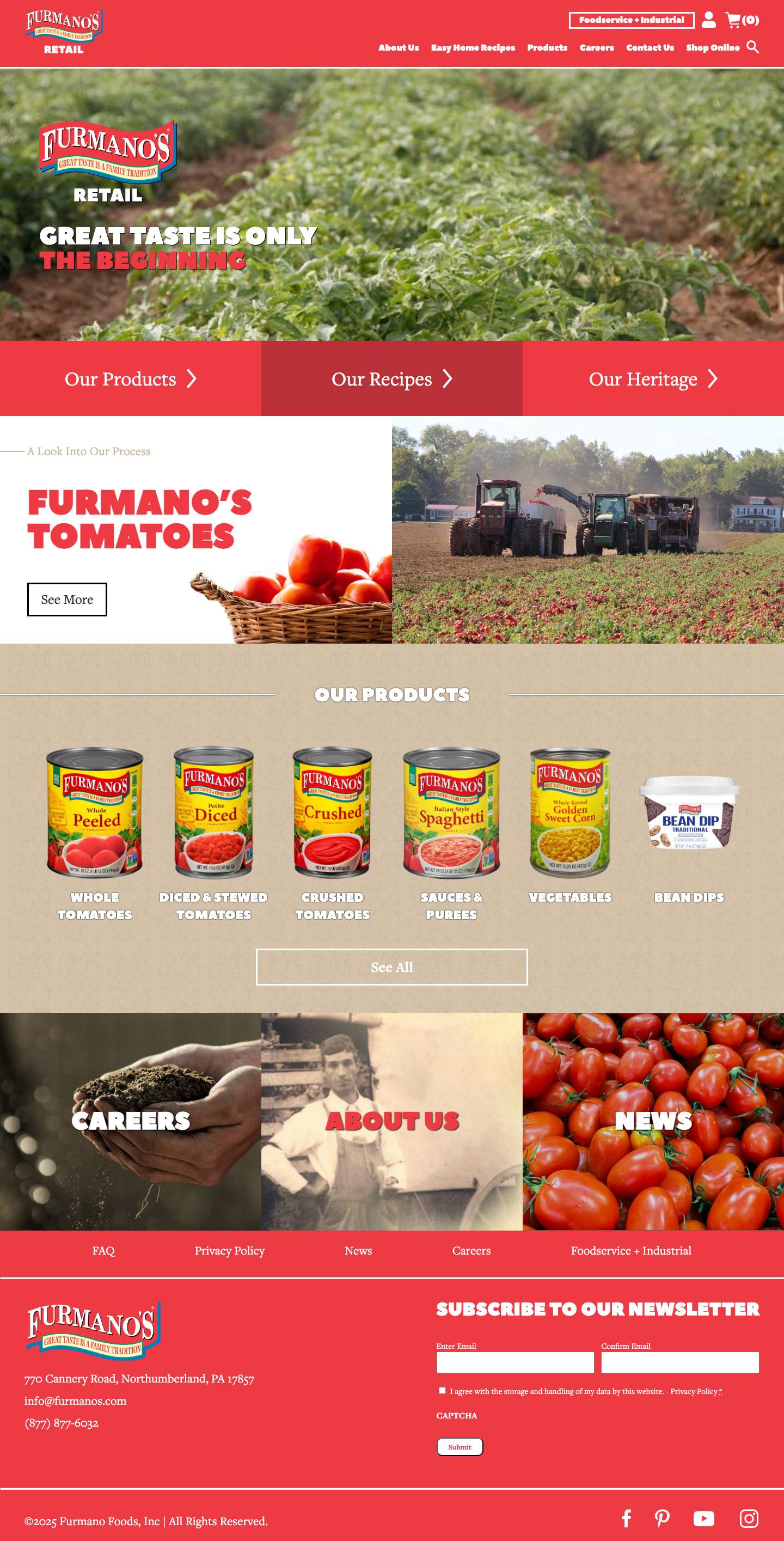 Home - Furmanos Retail - Full Screenshot