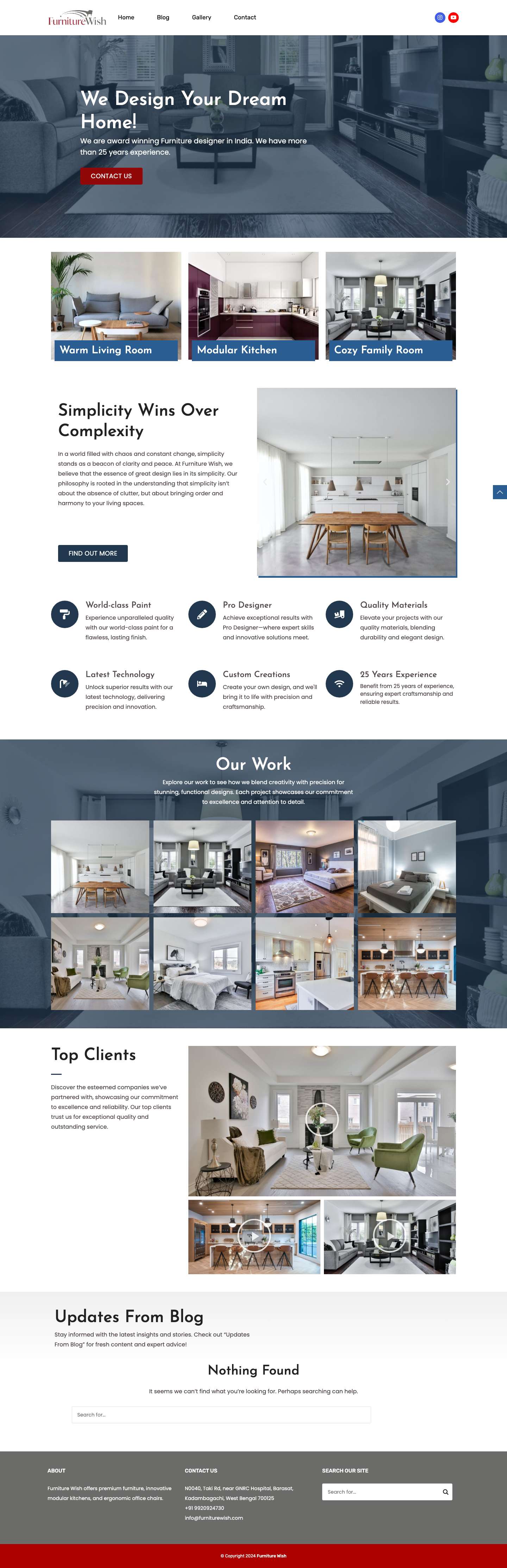 Home - Furniture Wish - Full Screenshot