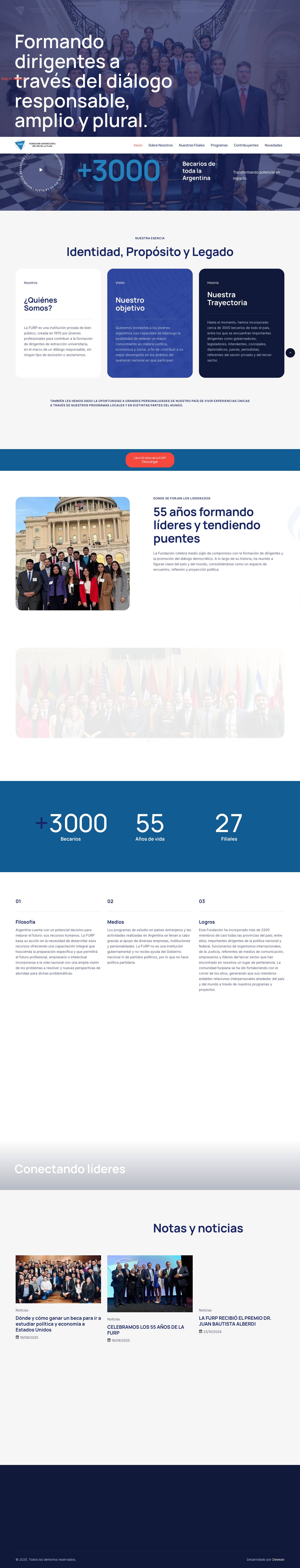 Fundación Universitaria del Río de la Plata - Full Screenshot