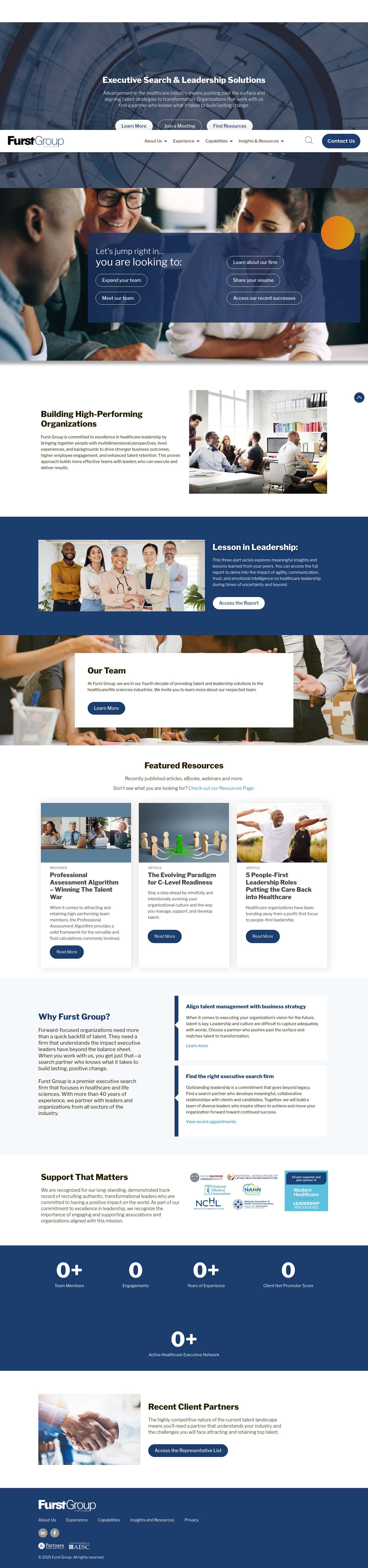 Home - Furst Group - Full Screenshot