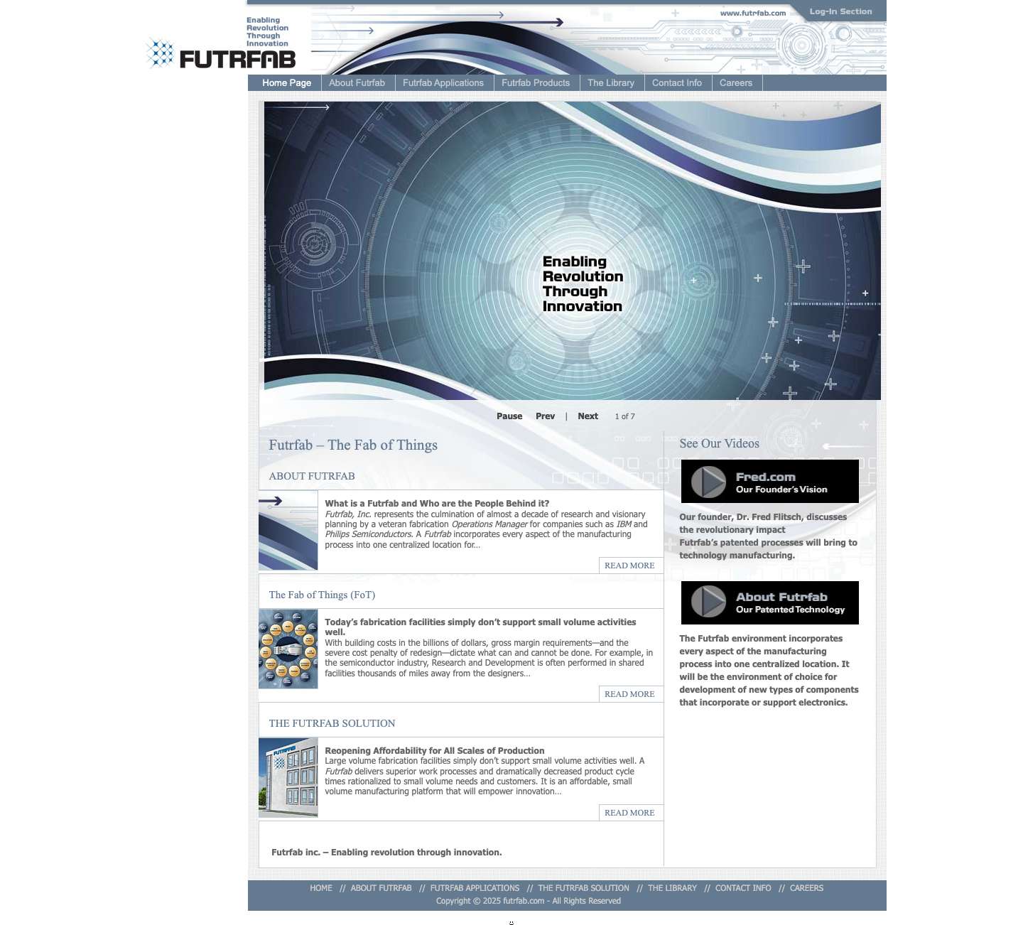 Home Page « futrfab.com - Full Screenshot