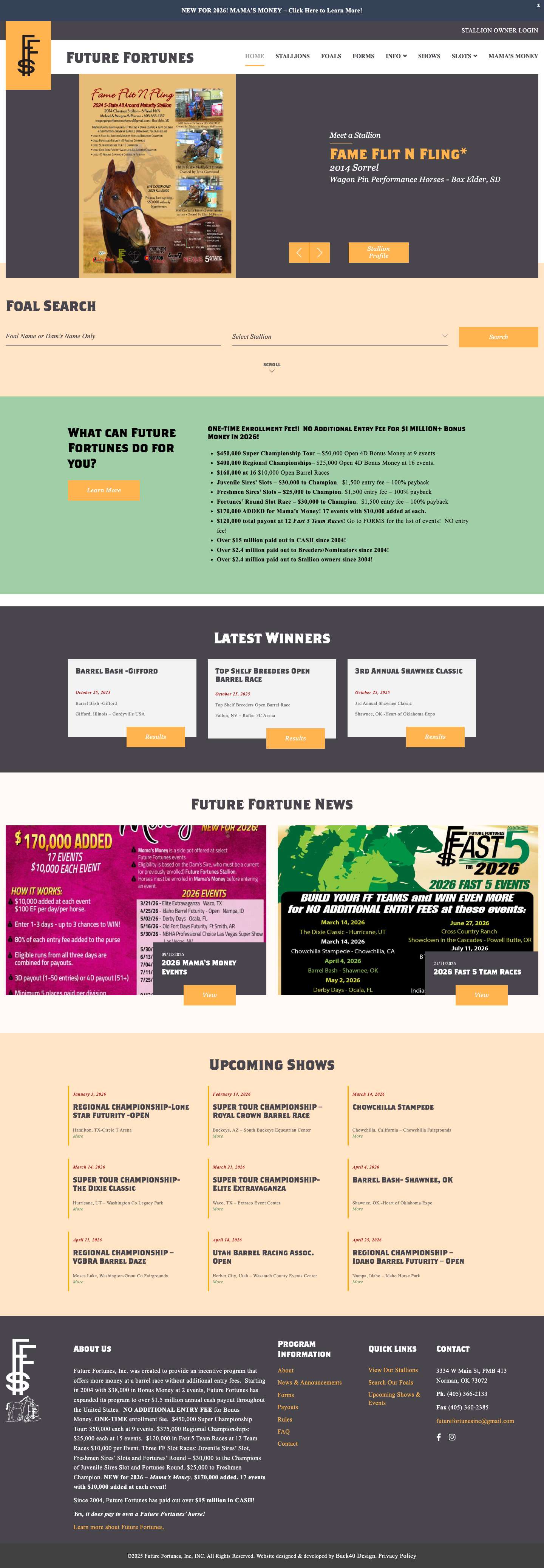 Future Fortunes, Inc - Full Screenshot