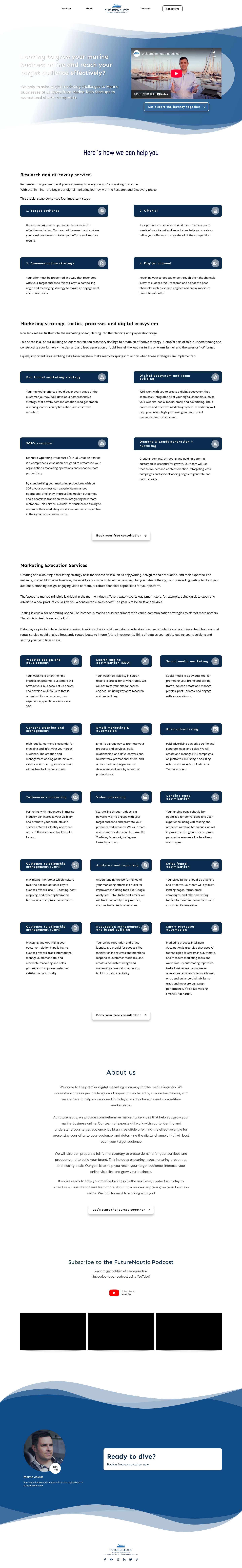 Navigating the Digital Ocean (index) - futurenautic.com - Full Screenshot