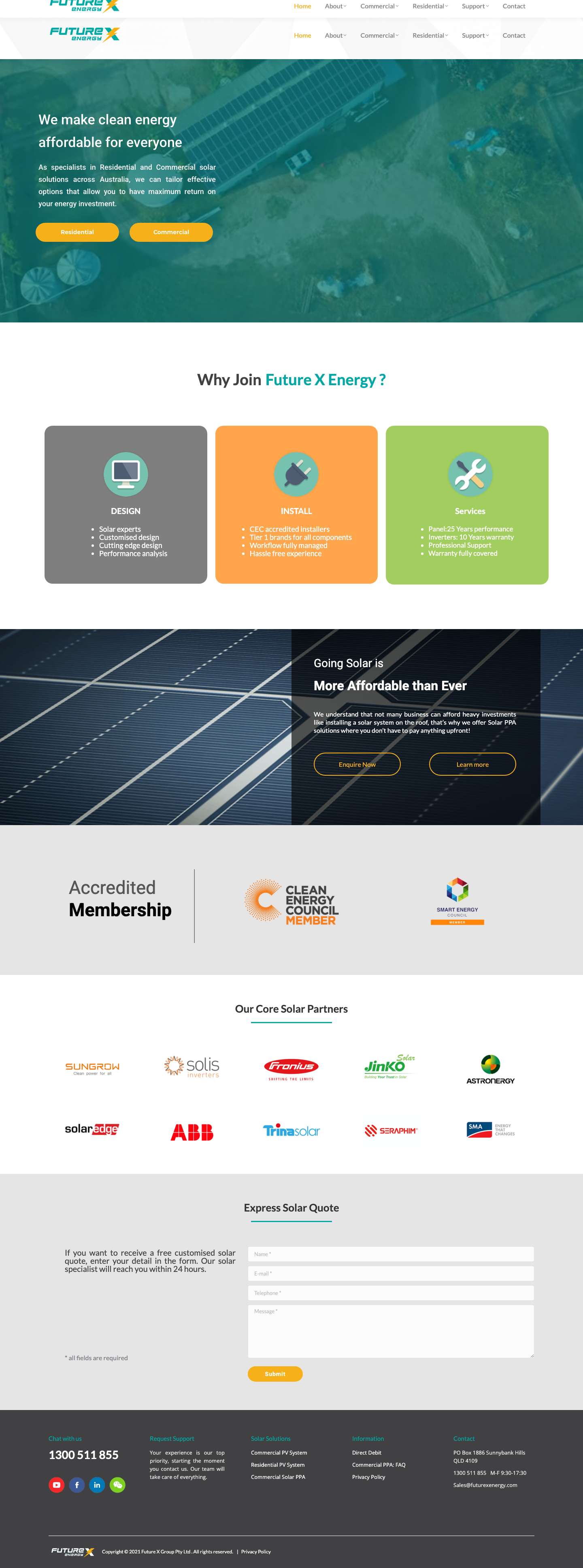 Future X Energy – Your smart energy partner - Full Screenshot