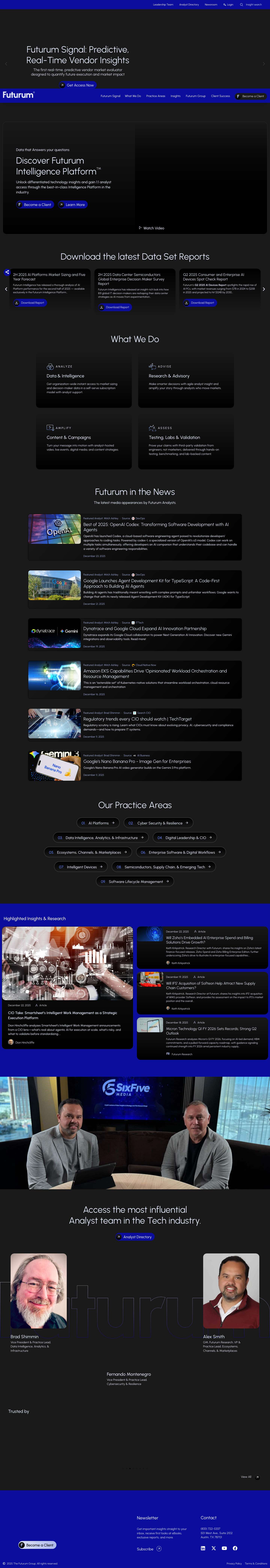 Futurum - Where Insights Meet AI - Full Screenshot