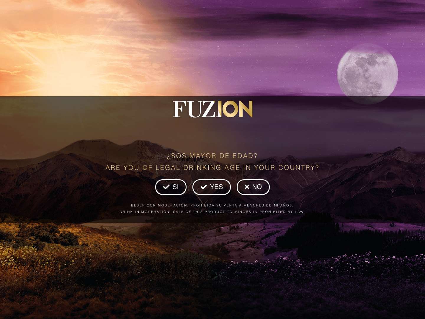 Fuzion Wines - Full Screenshot
