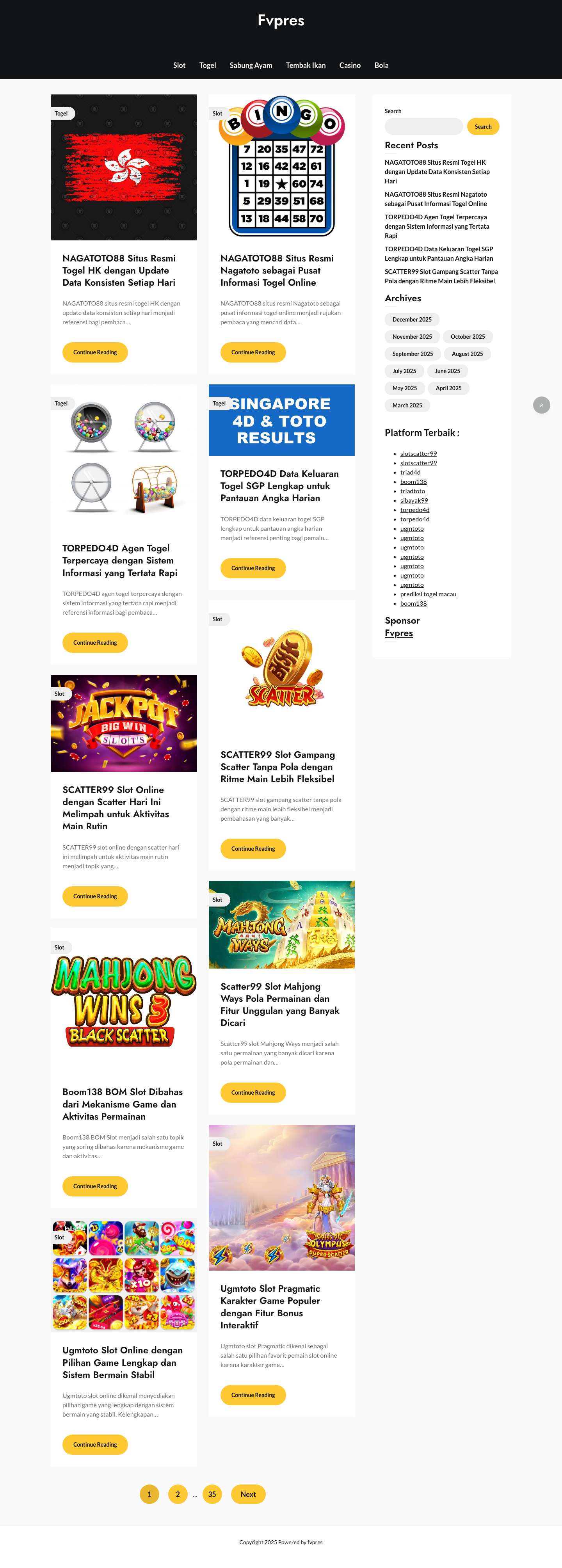 Fvpres - Informasi Game Mudah Menang - Full Screenshot