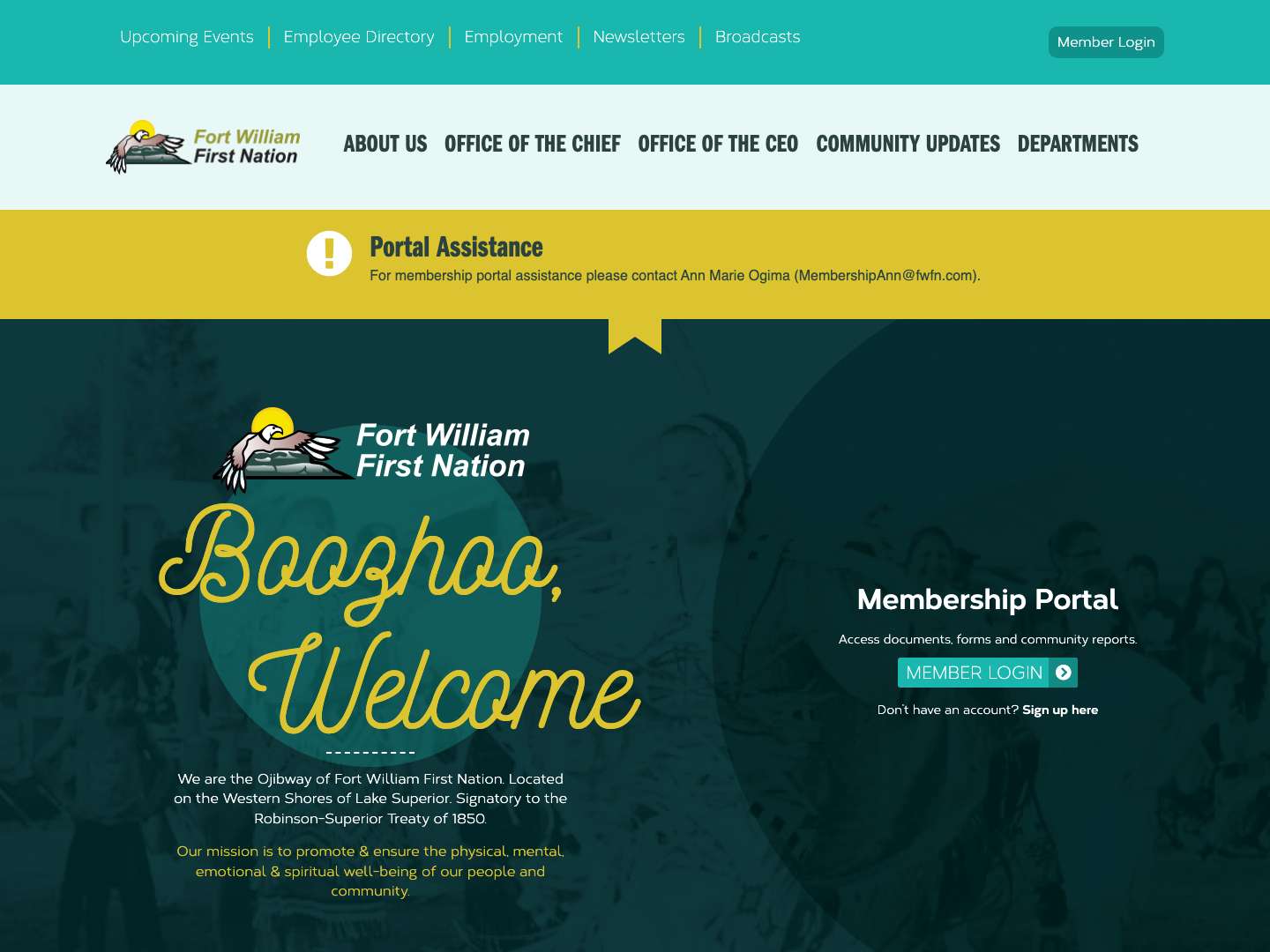 Fort William First Nation - Full Screenshot