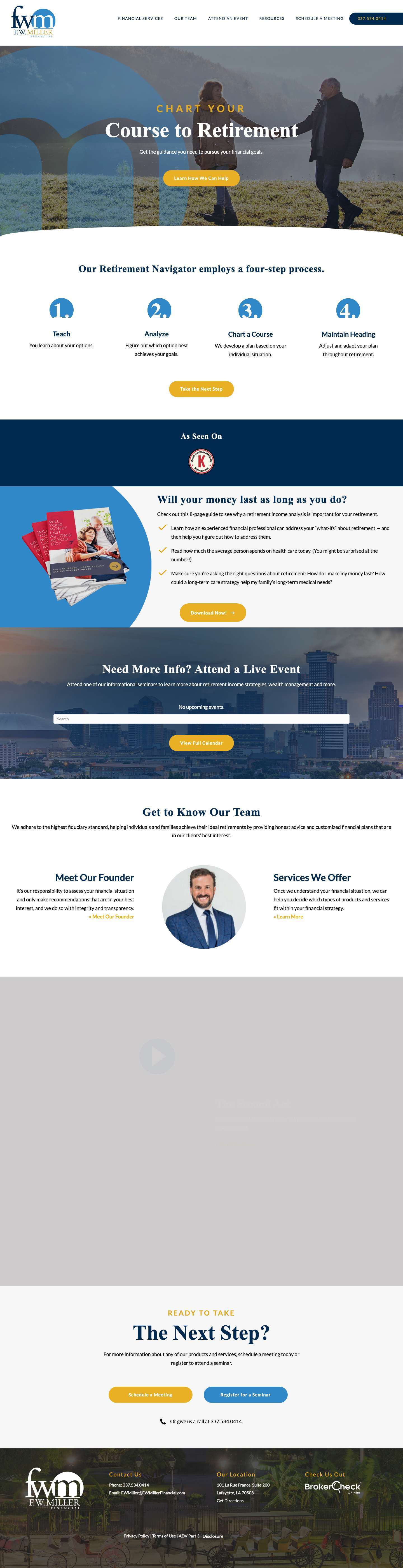 Home - F. W. Miller Financial - Full Screenshot