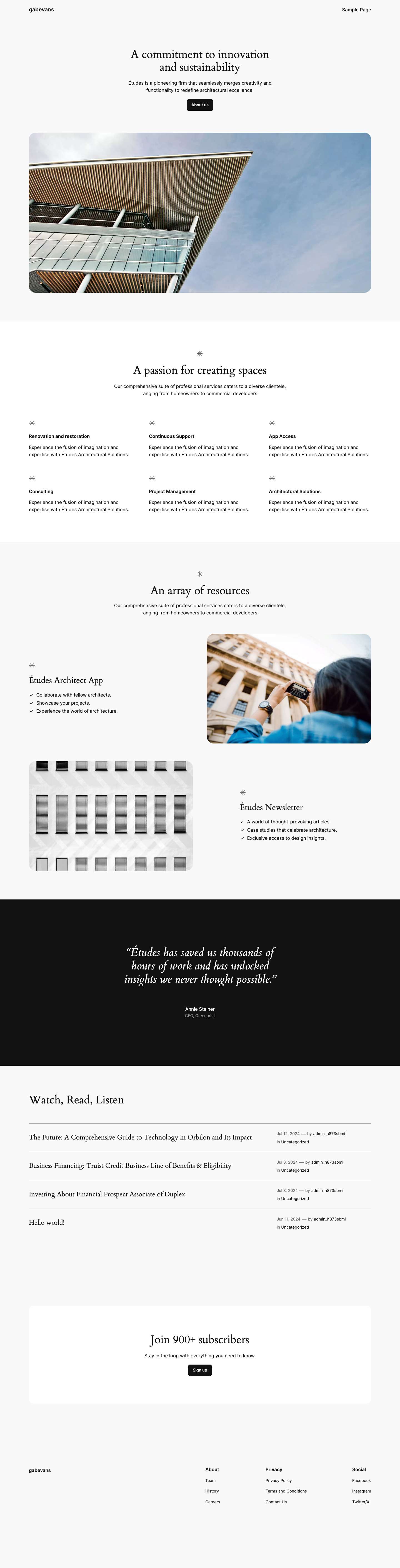 gabevans - Full Screenshot