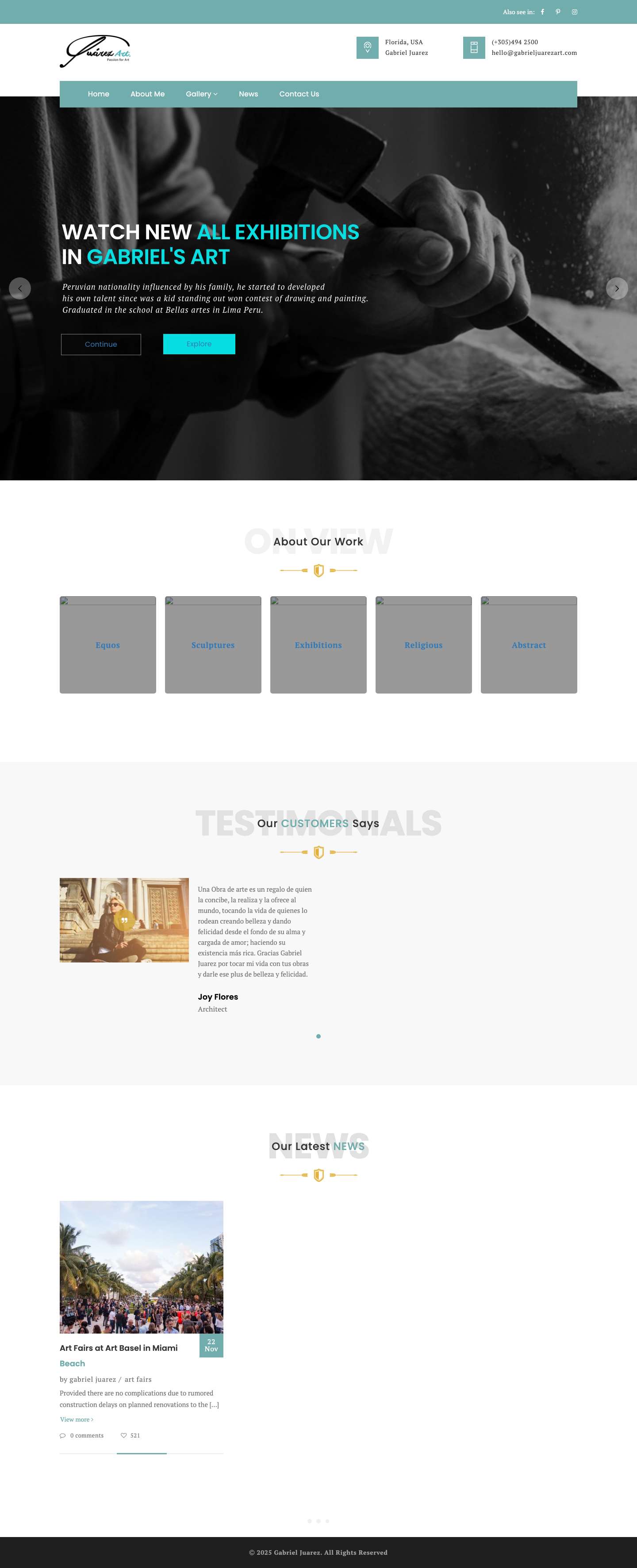 Arte de Gabriel - Full Screenshot