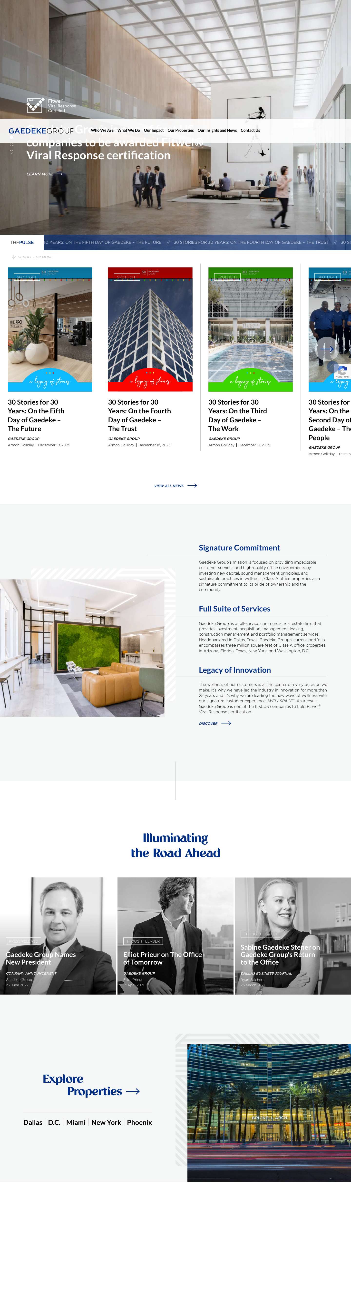 Home - Gaedeke Group - Full Screenshot