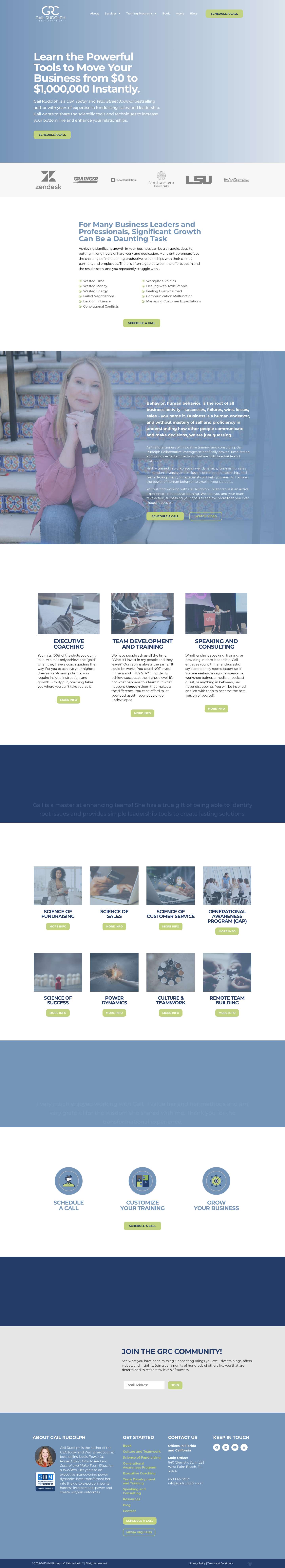 Gail Rudolph Collaborative - New Homepage - Gail Rudolph Collaborative - Full Screenshot