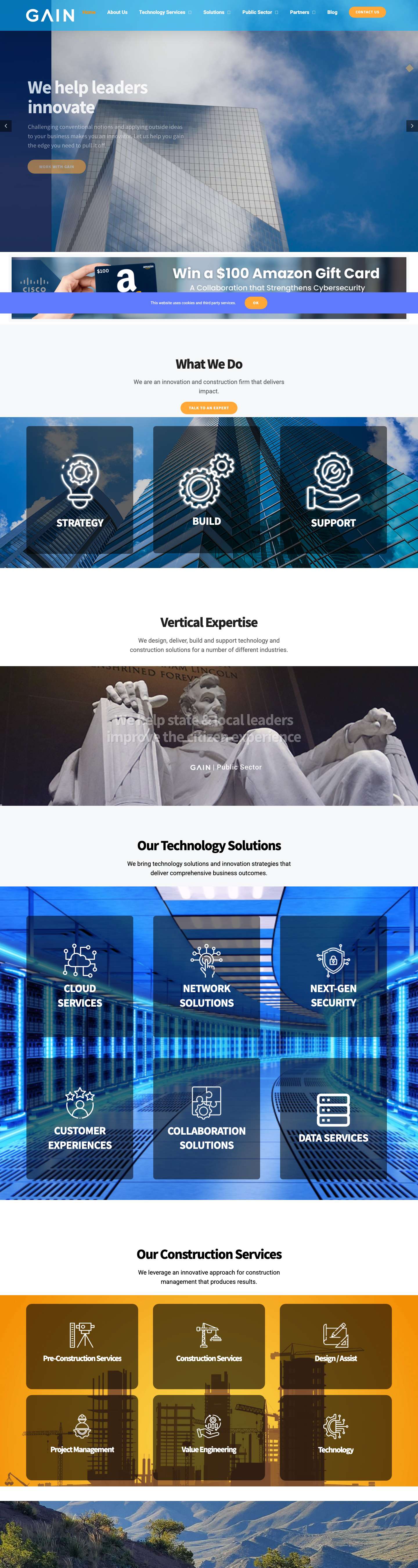 Home - GAIN INNOVATION - Full Screenshot