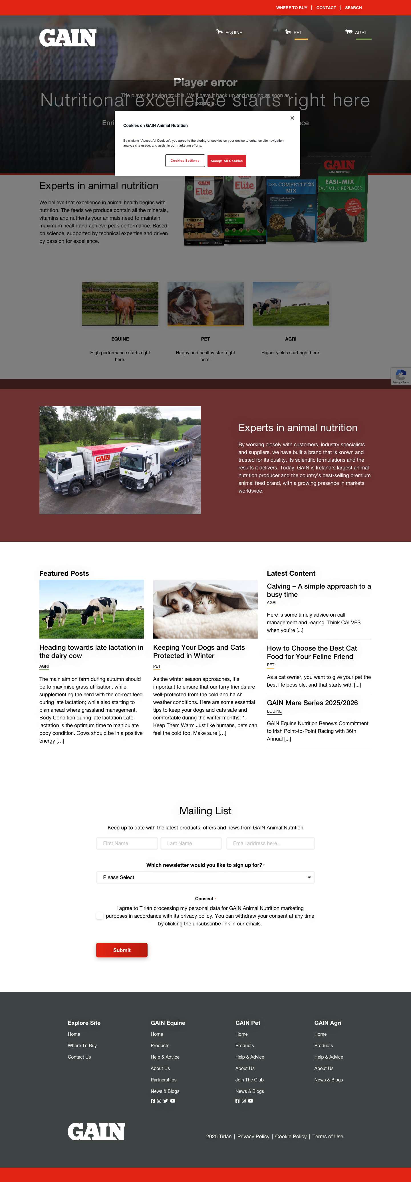 Home - GAIN Home - Full Screenshot