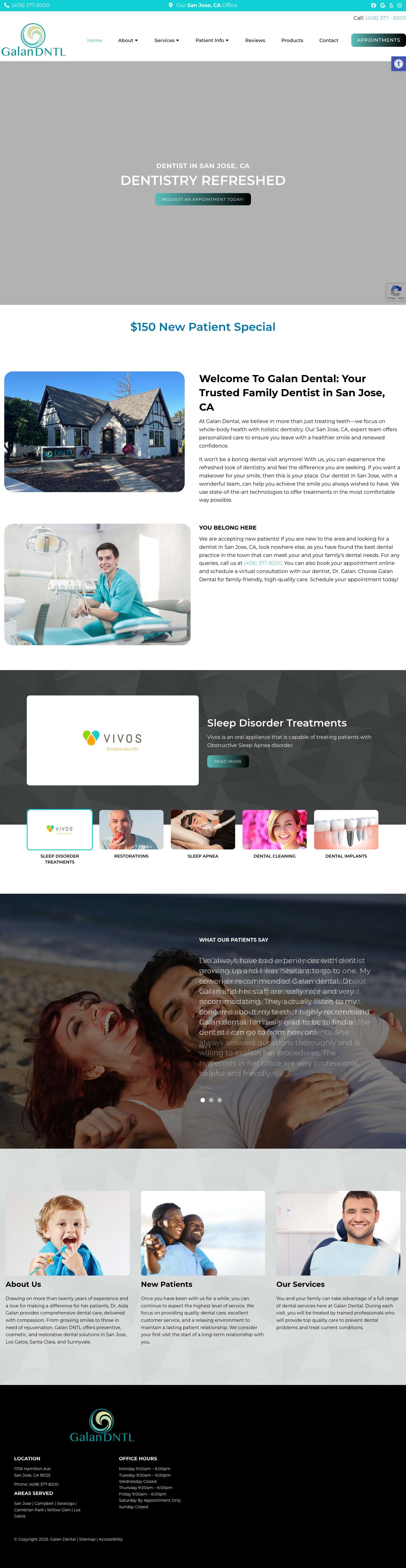 Emergency Dentist & Dental Care San Jose CA - Tongue Tied, Snoring & Sleep Apnea Treatment, Holistic & Airway Dentistry, Teeth CleaningAccessibility ToolsIncrease TextDecrease TextGrayscaleHigh ContrastNegative ContrastLight BackgroundLinks UnderlineReadable FontReset - Full Screenshot