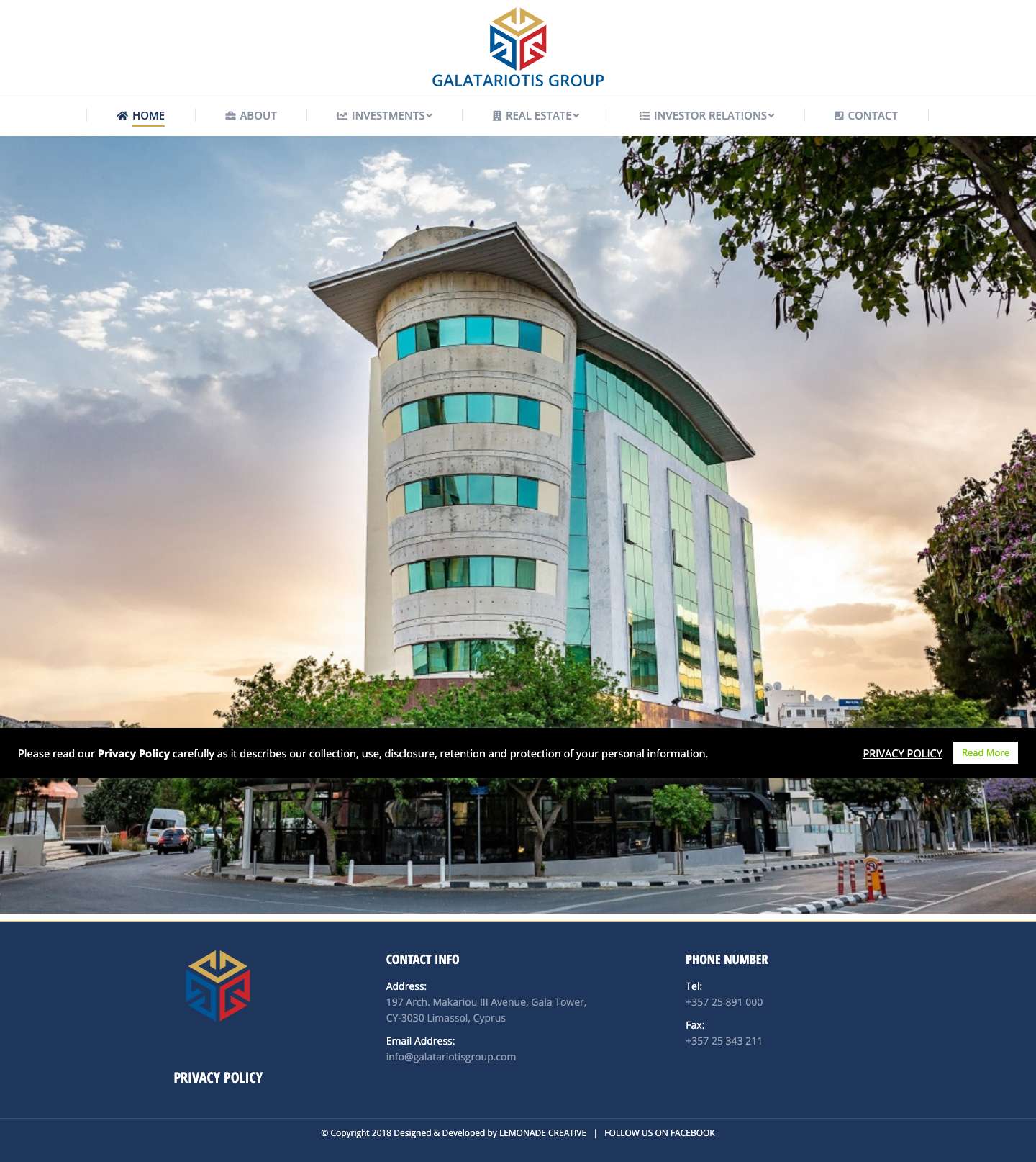 Galatariotis Group - Full Screenshot