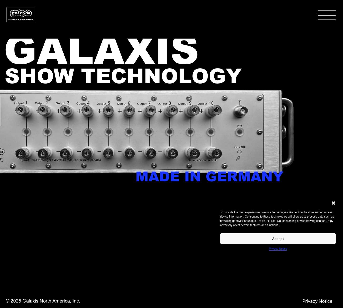 Home | galaxis DISTRIBUTION NORTH-AMERICA - Full Screenshot