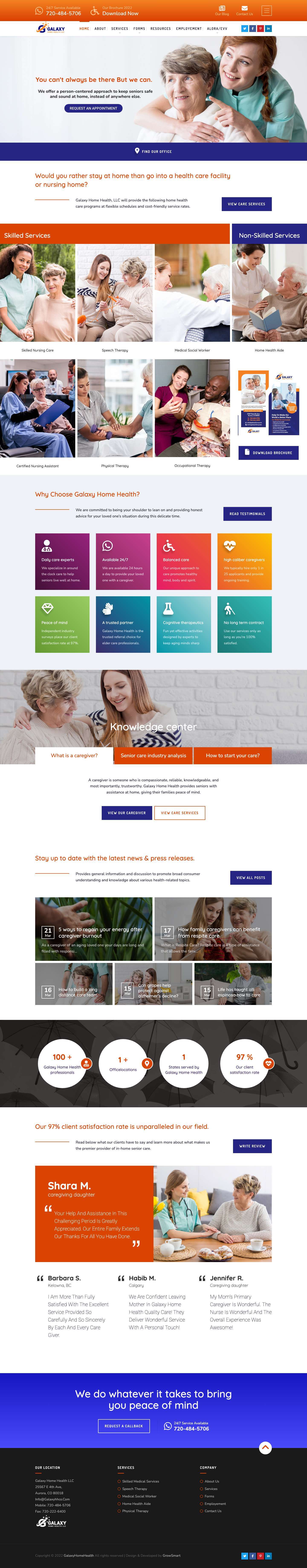 Galaxy Home Health, LLC - Full Screenshot