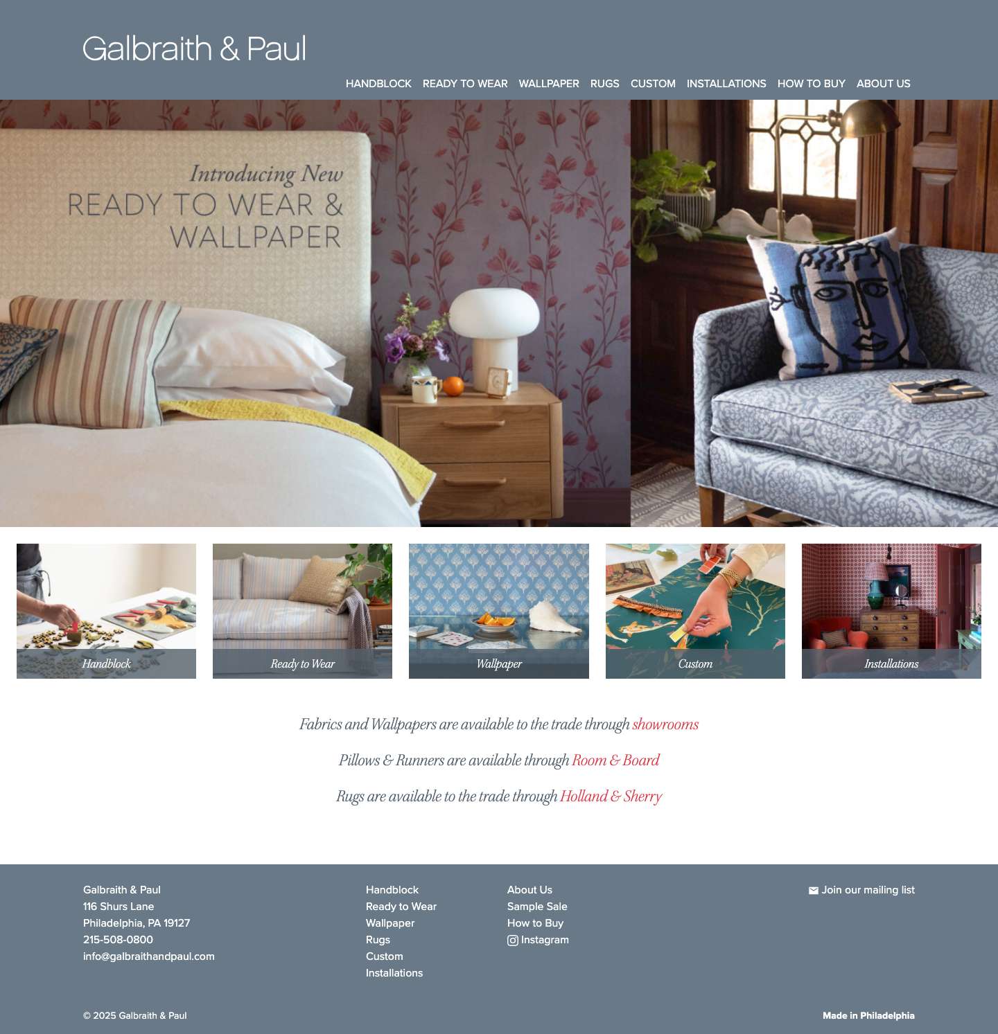 Home - Galbraith & Paul - Full Screenshot