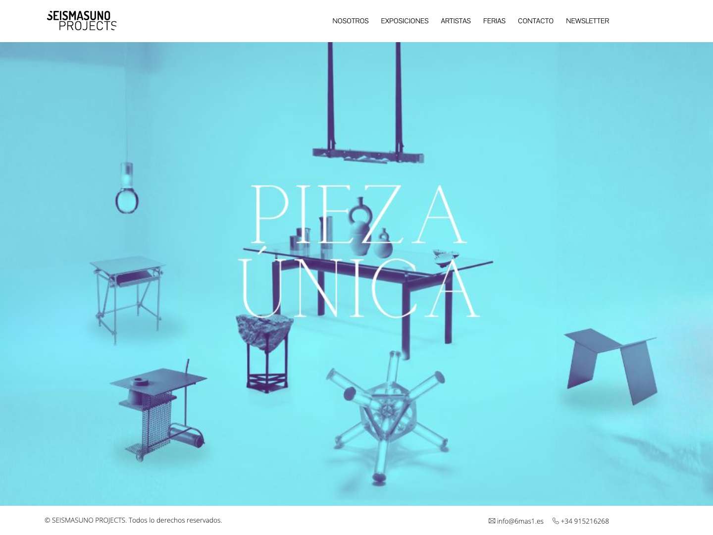 SEISMASUNO PROJECTS – Laboratorio de creación que pretende ser el lugar de intercambio emocional ante artistas, espectadores y nosotros mismos. - Full Screenshot