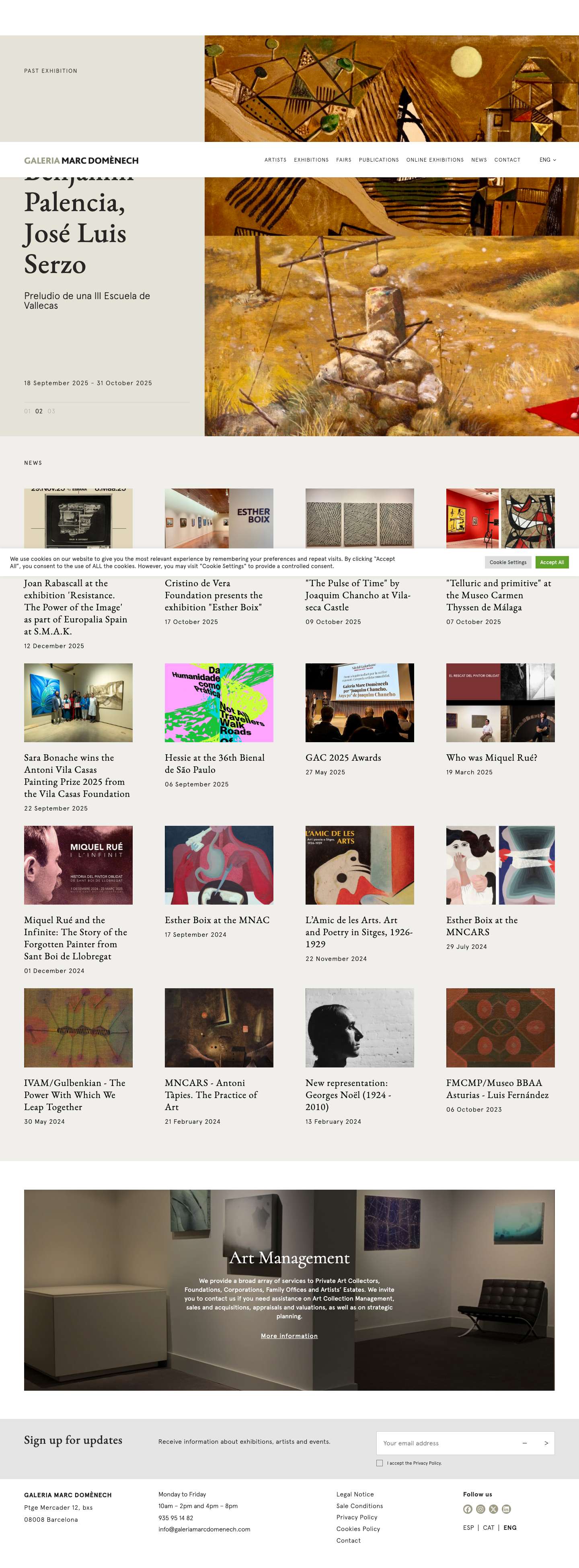 Galeria Marc Domenech - Full Screenshot