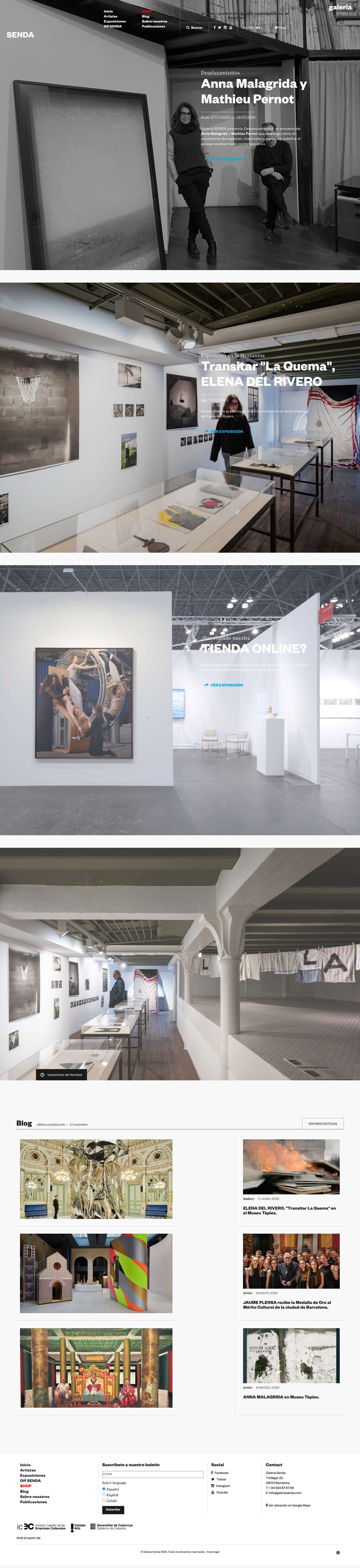 galeria SENDA - Full Screenshot