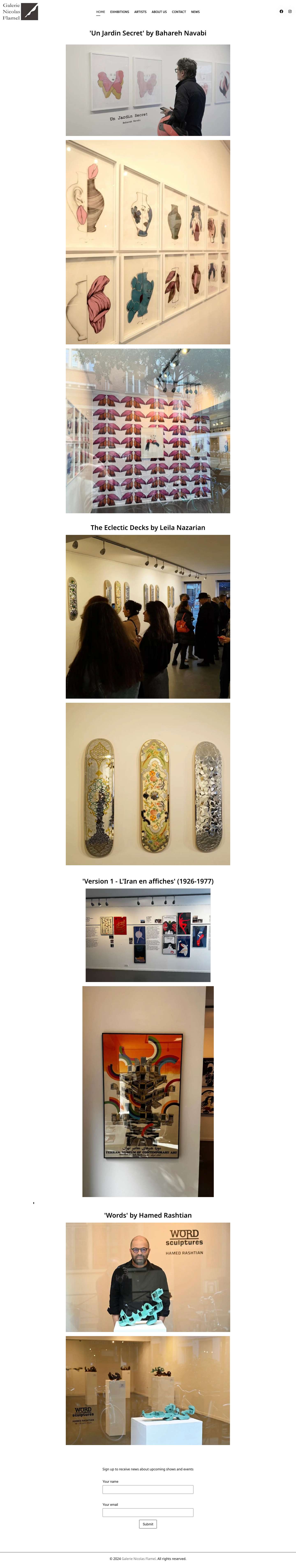 galerie nicolas flamel – galerie nicolas flamel - Full Screenshot