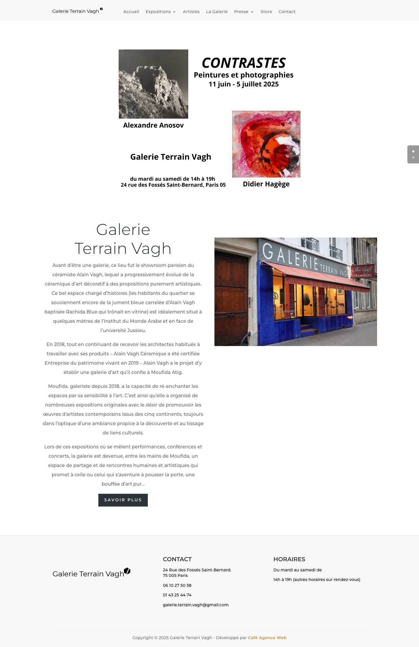 Galerie Terrain Vagh | Galerie Terrain Vagh - Full Screenshot