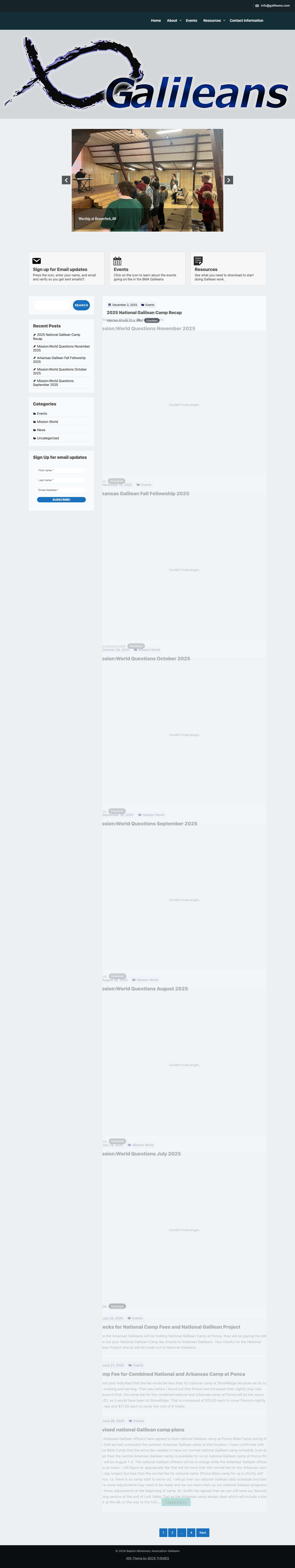 Galileans – Follower of Christ; Leader of others - Full Screenshot