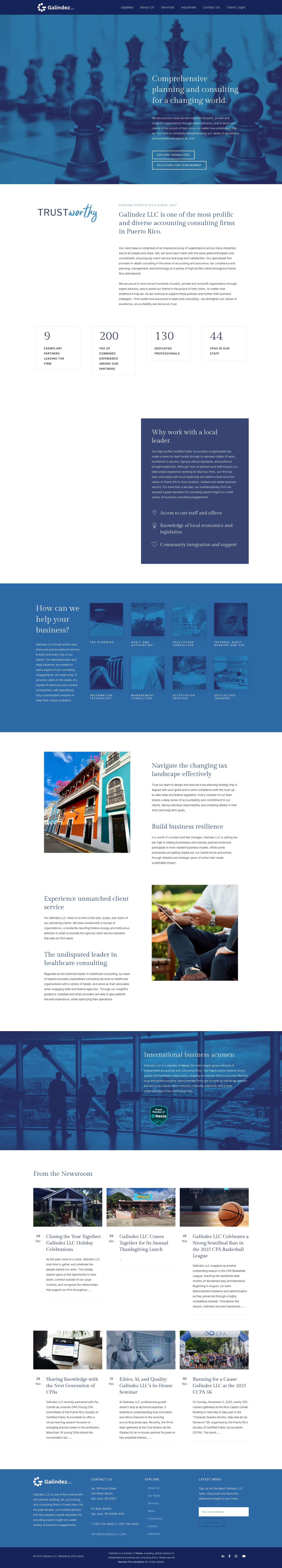 Home | Galíndez LLC - Full Screenshot
