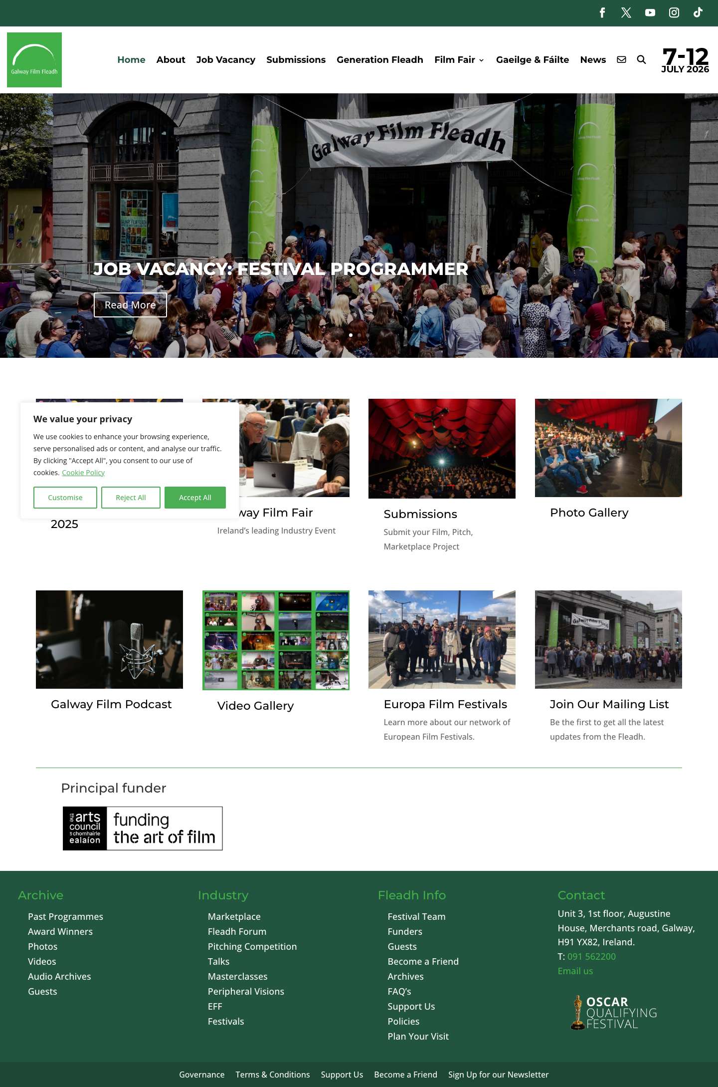 Galway Film Fleadh >> 7-12 July 2026Galway Film Fleadh >> 7-12 July 2026 - Full Screenshot