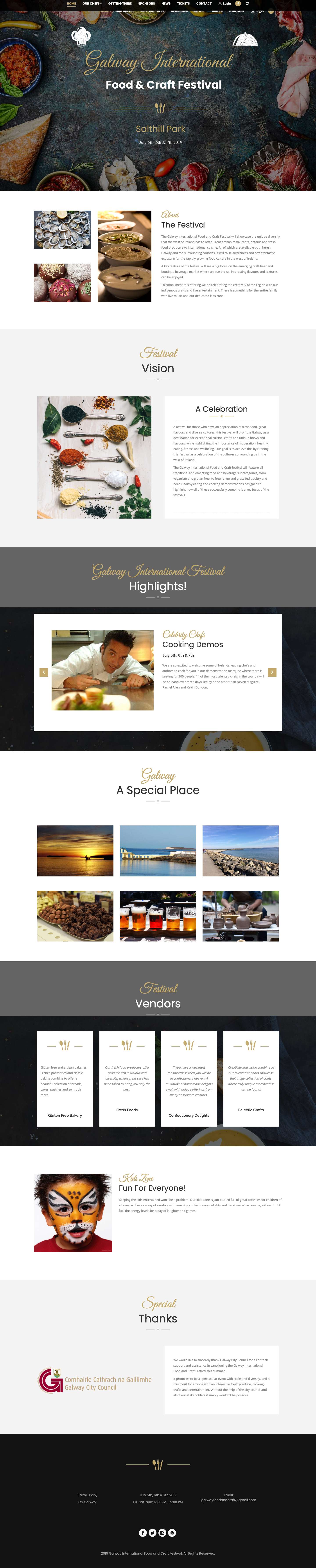 Galway International Food & Craft Festival - Full Screenshot
