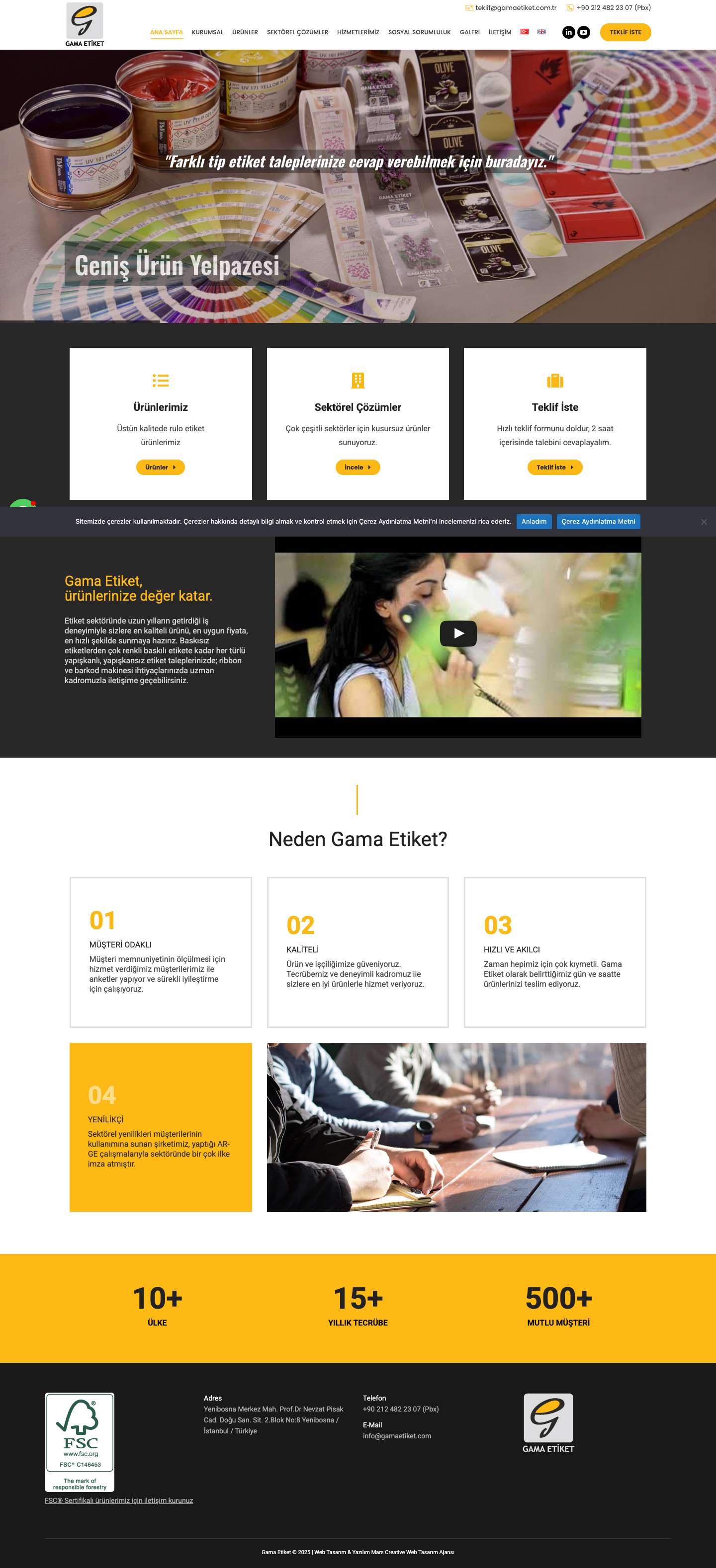 Gama Etiket – Gama Etiket - Full Screenshot
