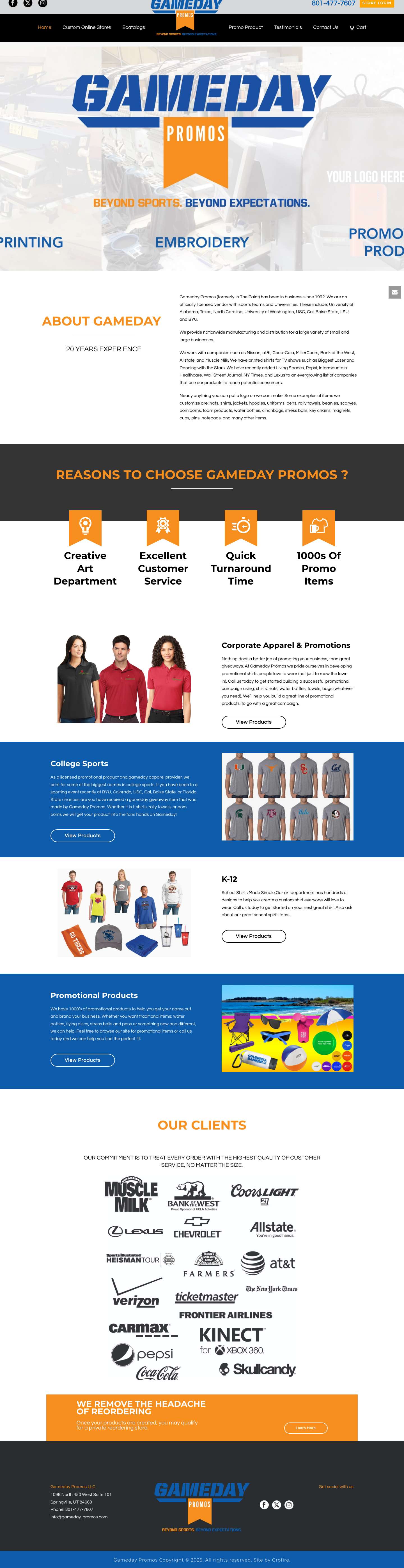 Game Day Promos – Beyond Sports - Full Screenshot