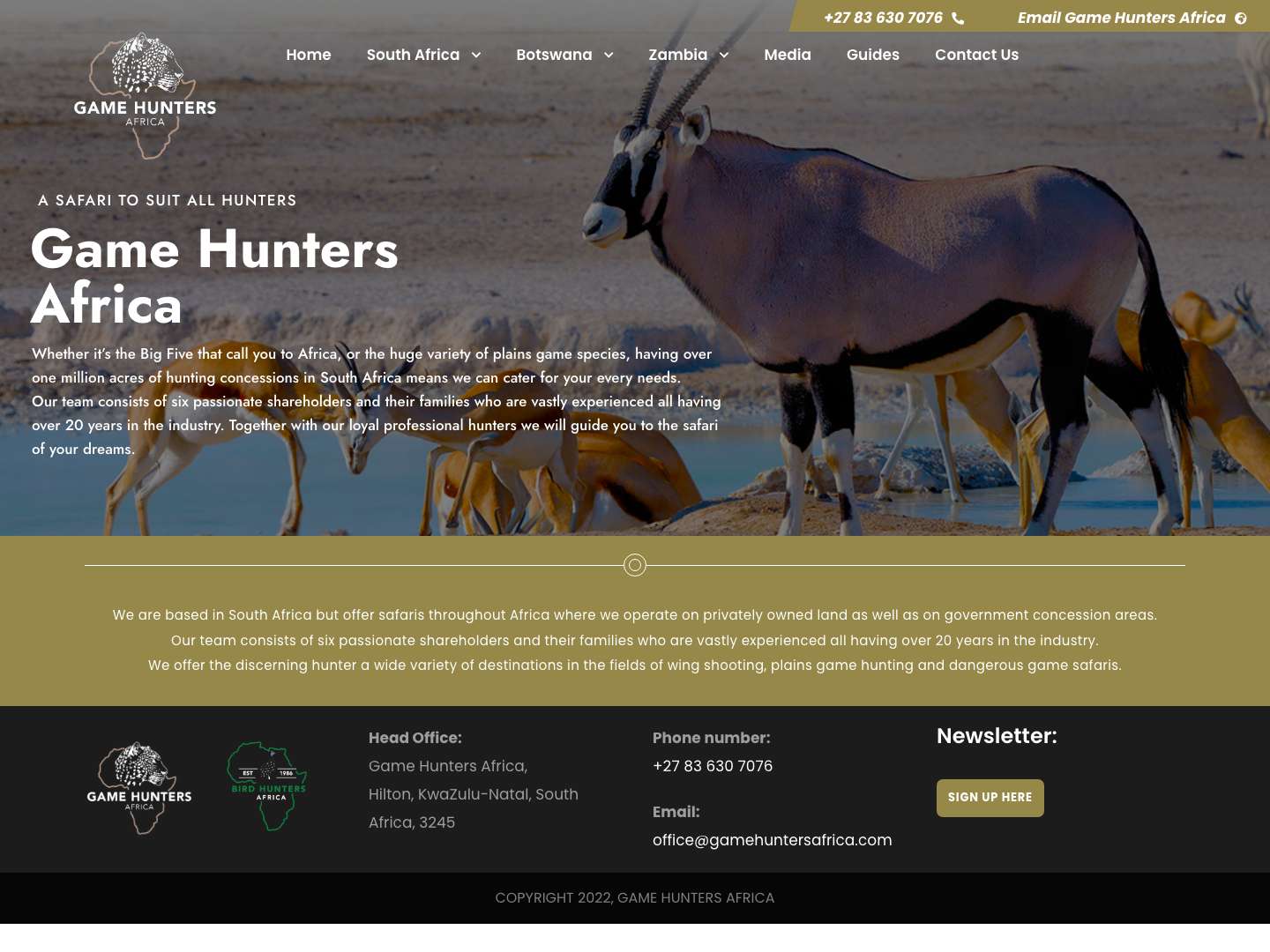 GameHuntersAfrica – Game Hunters Africa - Full Screenshot