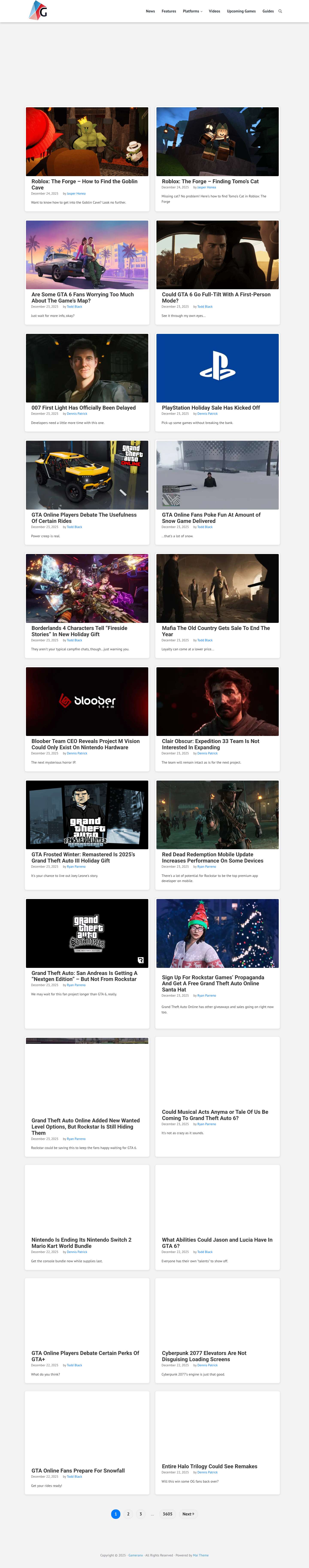 Gameranx - Video Game News, Lists & Guides - Full Screenshot