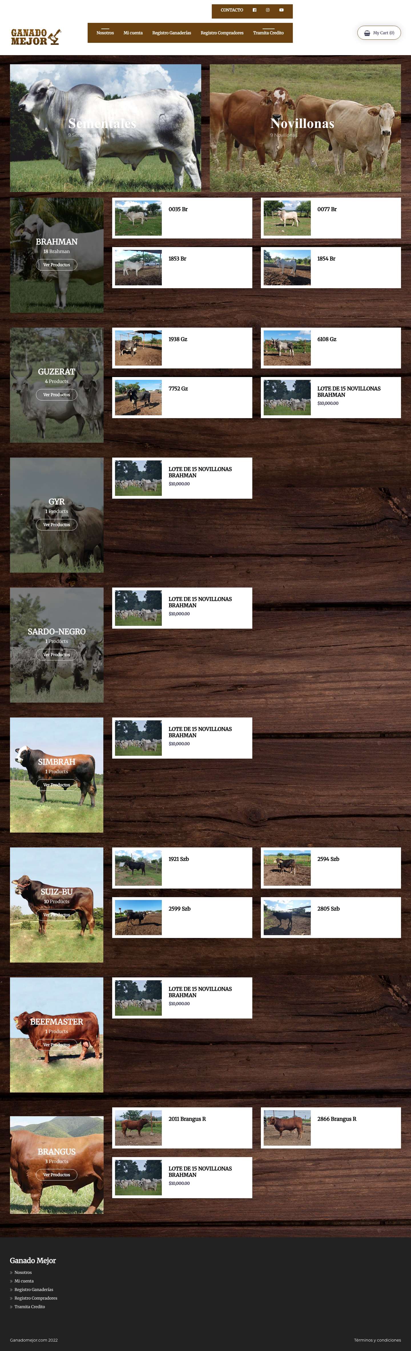 Home Tienda - Ganadomejor.com - Full Screenshot