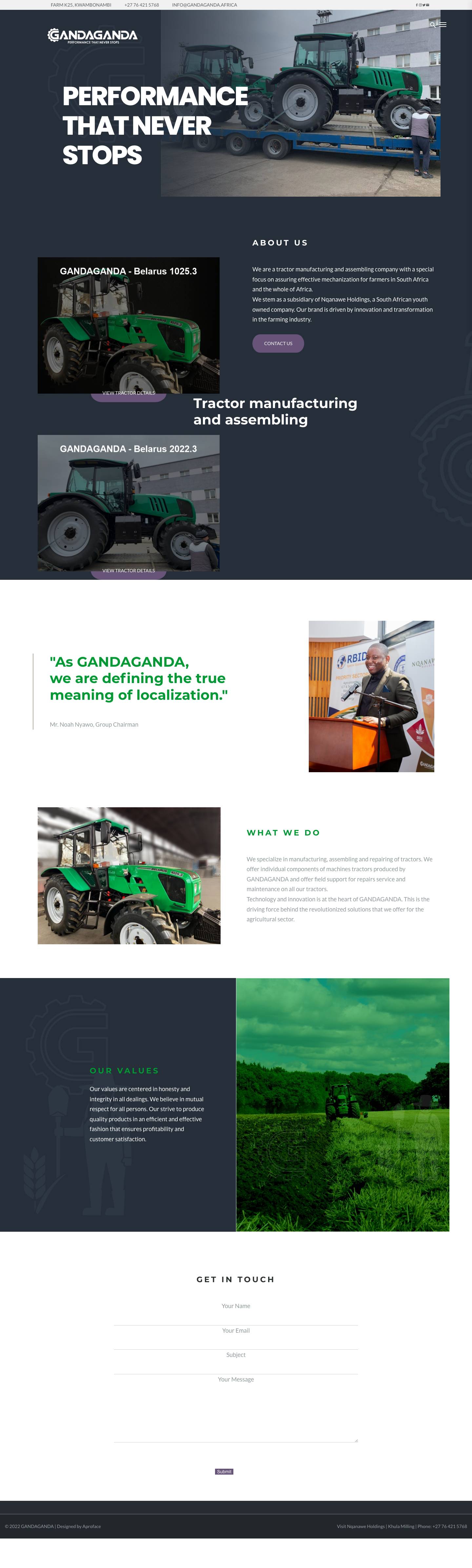 Ganda Ganda – Performance that never stops! - Full Screenshot