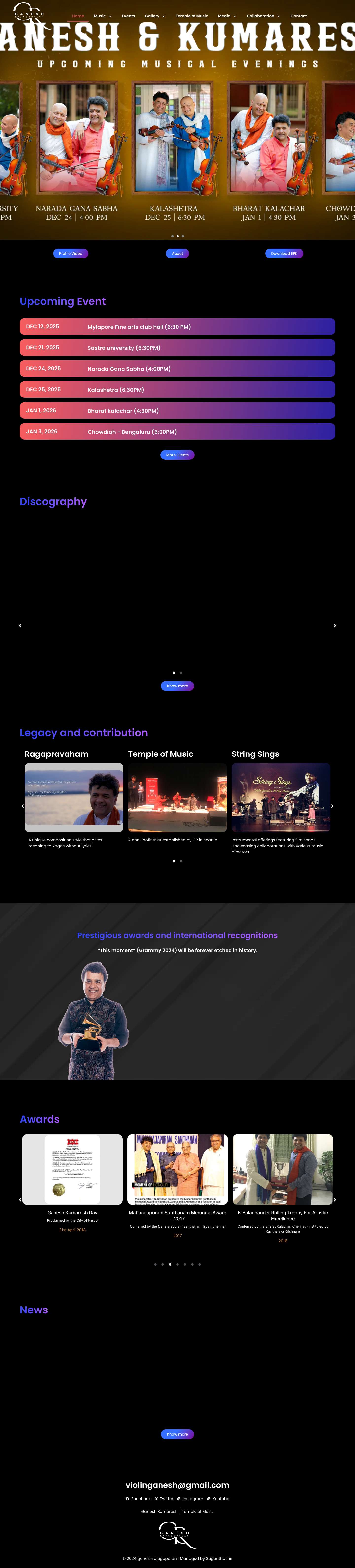 Ganesh Rajagopalan - Full Screenshot