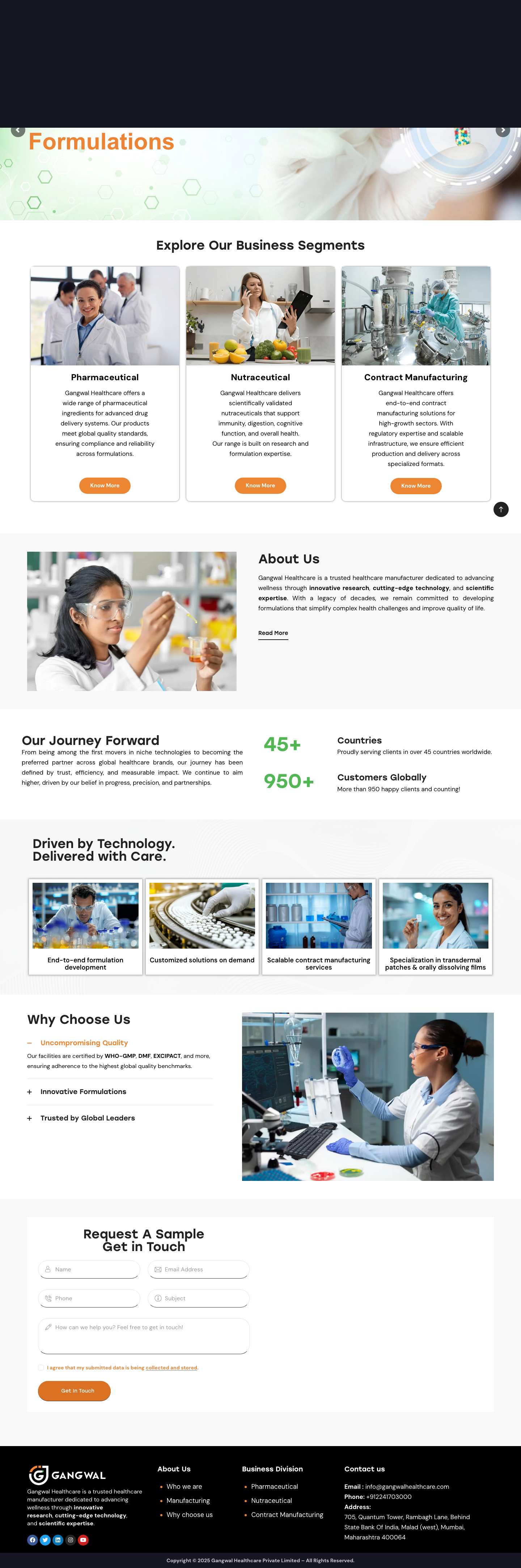 Gangwal Healthcare Private Limited – Gangwal Healthcare Private Limited - Full Screenshot