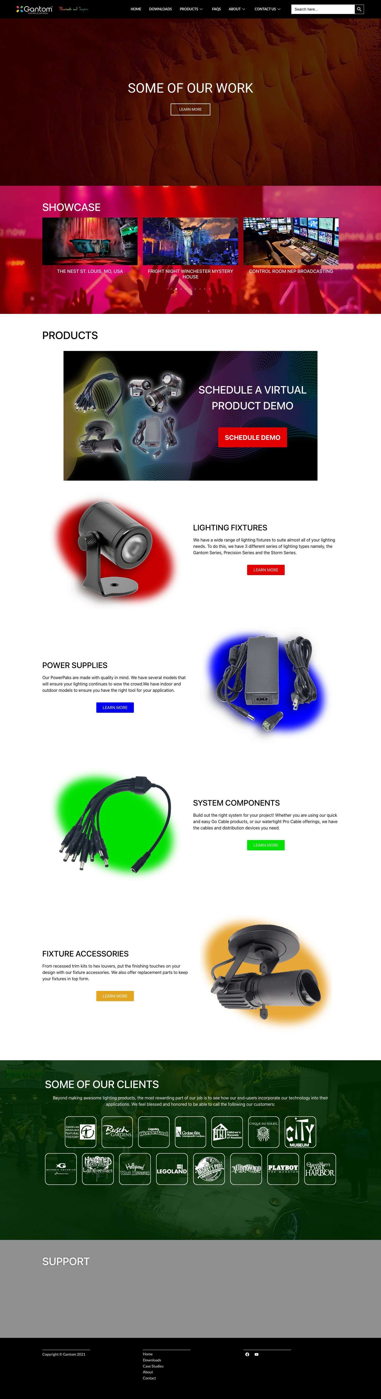 Home - Gantom - Full Screenshot