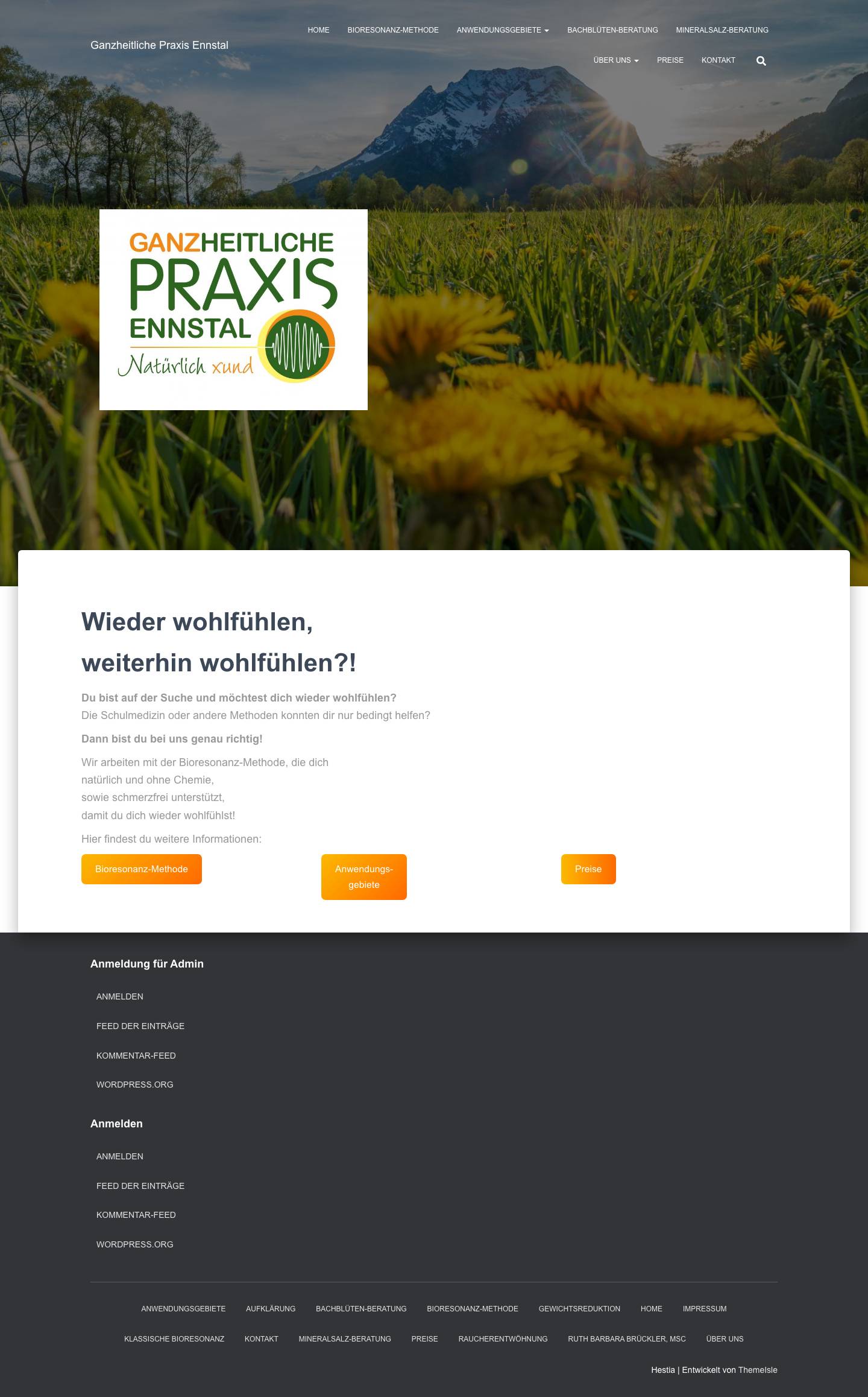 Ganzheitliche Praxis Ennstal – Ganzheitliche Praxis Ennstal - Full Screenshot