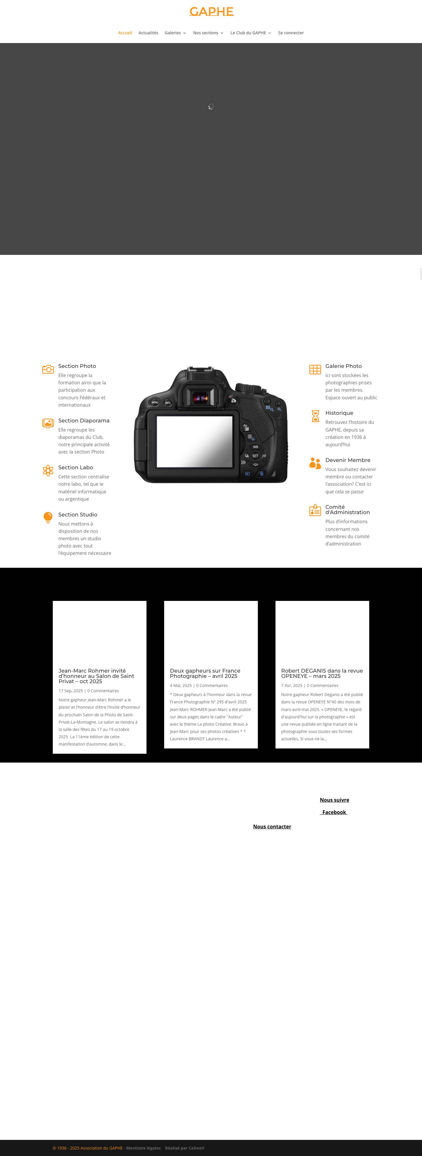 Gaphe • Groupement des Amateurs Photographes de Hayange et Environs - Full Screenshot