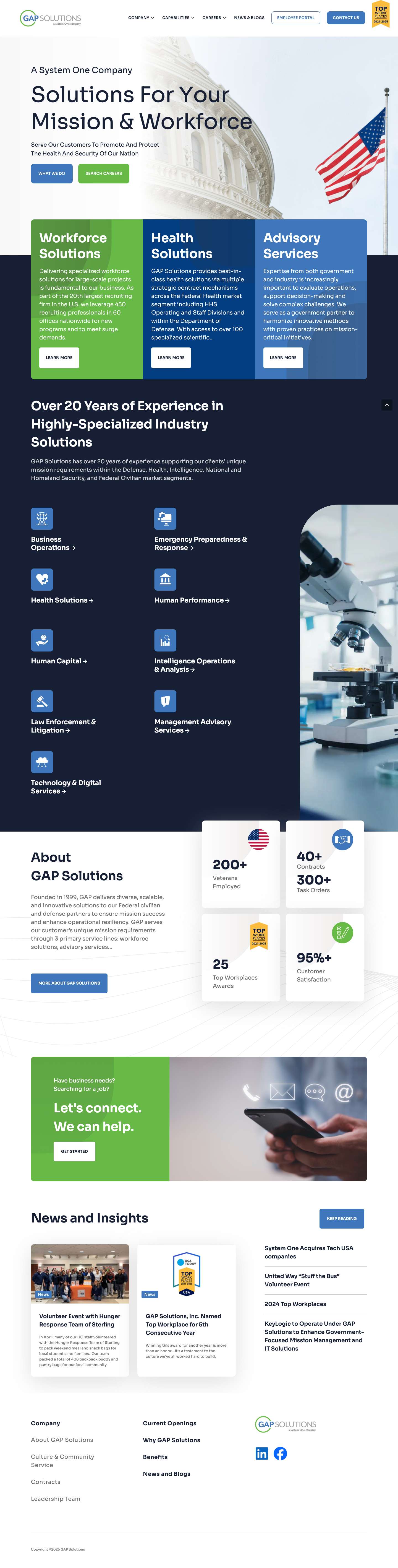 GAP Solutions, Inc. - Full Screenshot