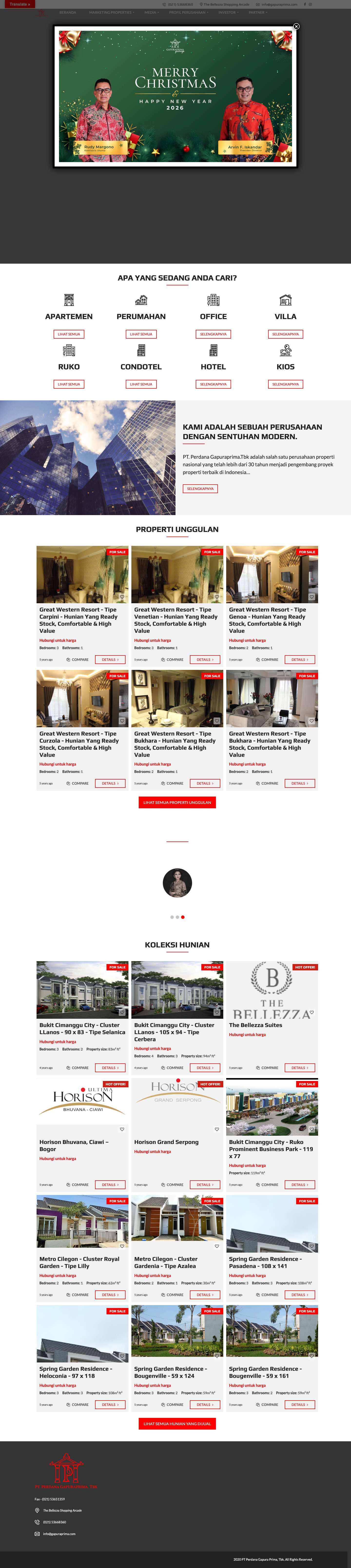 PT. Perdana Gapuraprima. Tbk - Full Screenshot