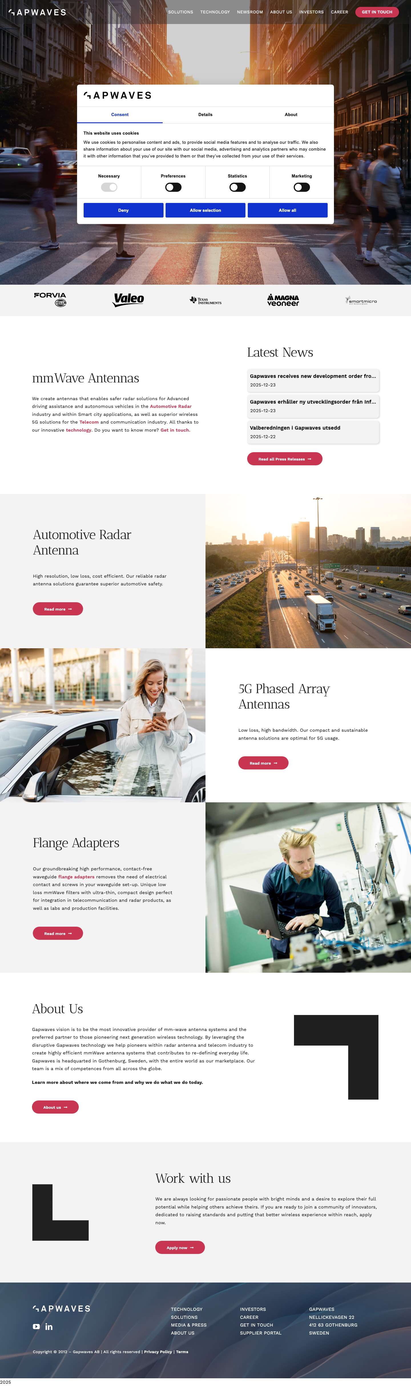 Gapwaves - Tech that sees the human side of things - Full Screenshot