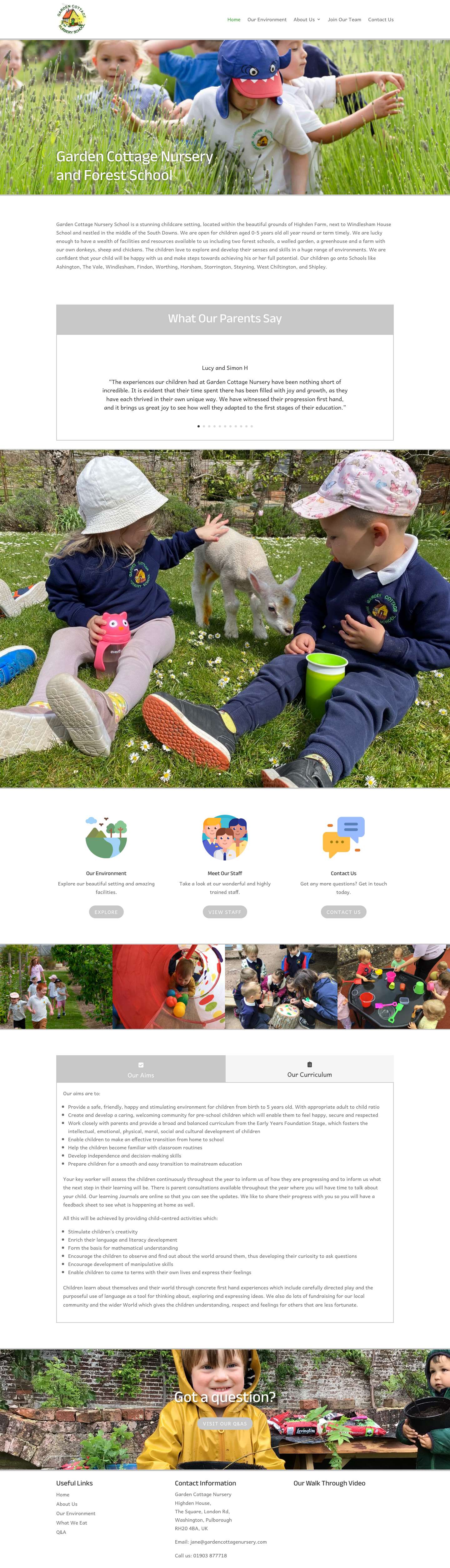 Garden Cottage Nursery | - Full Screenshot