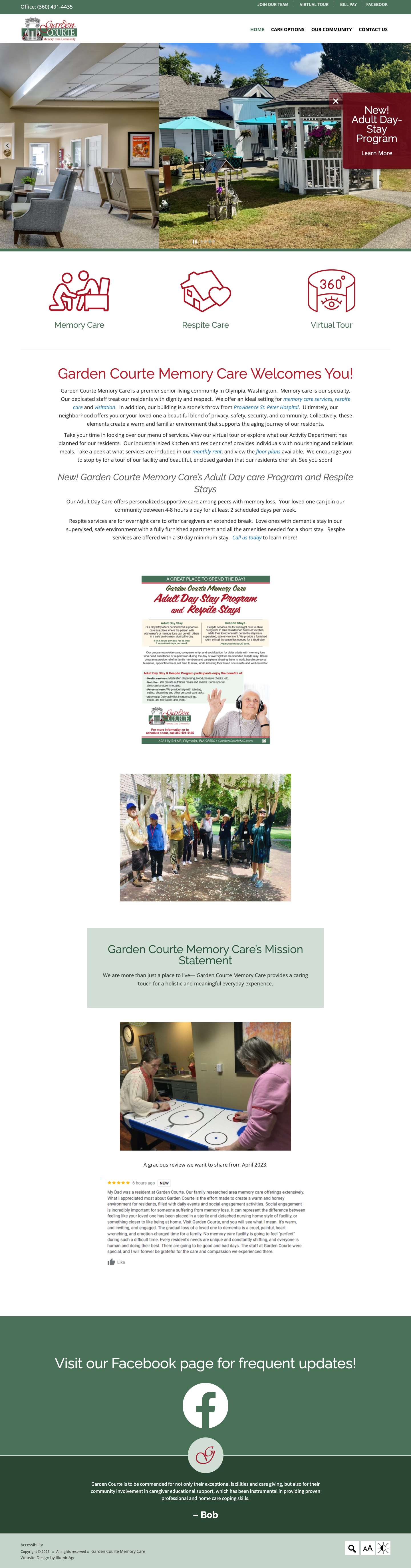 Garden Courte Memory Care - Olympia, WA- Memory Care - Full Screenshot